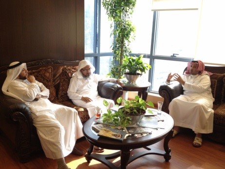 زيارة الشيخ د. طلال بن محمد أبو النور ( رئيس مشروع تعظيم البلد الحرام )